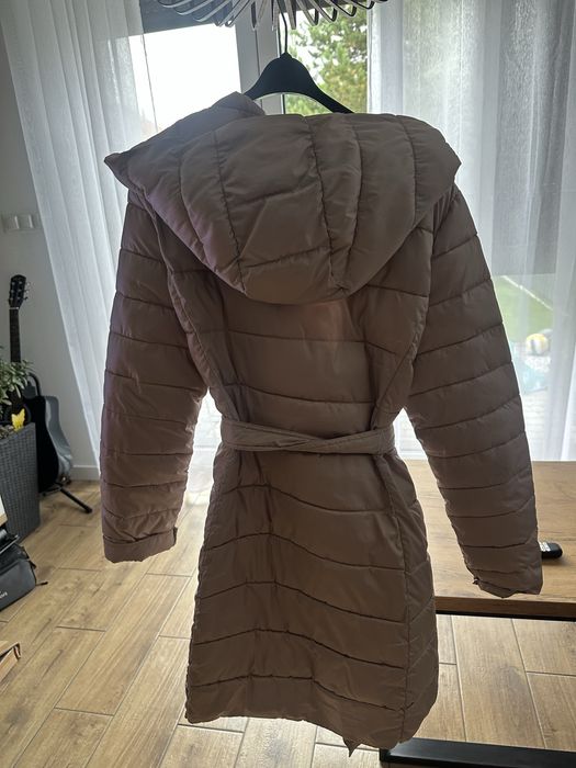 Kurtka Mohito, beżowa z kapturem