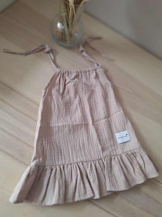 Sukienka muślinowa na ramiaczka