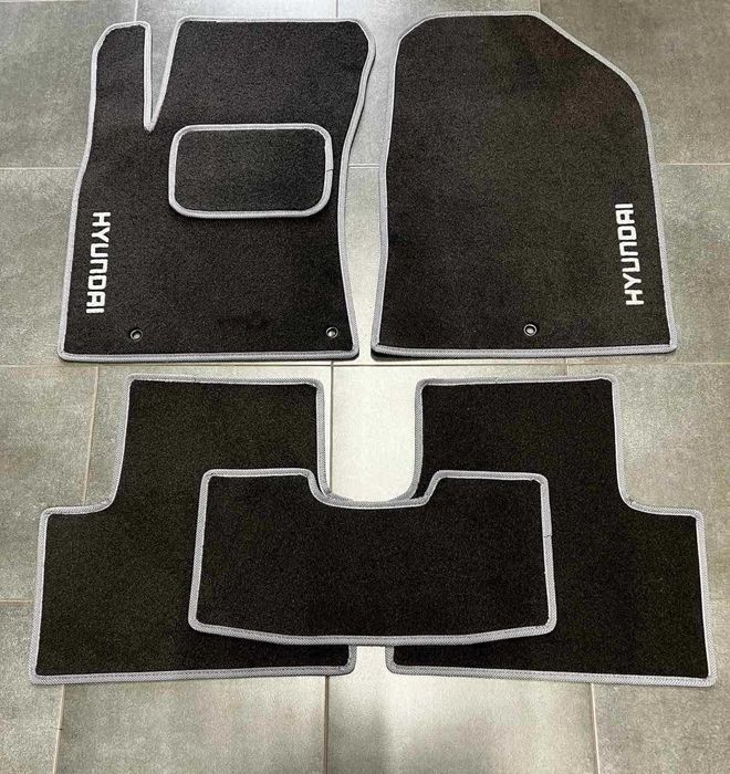 Ворсові коврики для Хюндай\ Hyundai Elantra \ Accent \ Creta\ Santa Fe