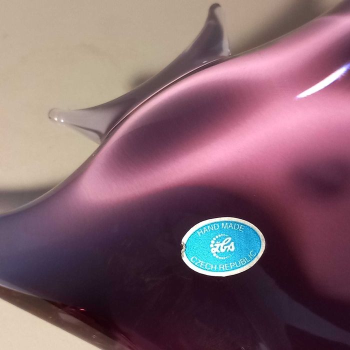 Escultura em vidro Zelezny Brod Sklo