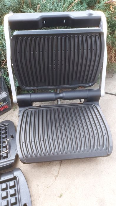 Гриль tefal барбекю вафельниця тефаль optigrill