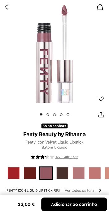 Conjunto 2 Batons Fenty Beauty – PORTES INCLUÍDOS