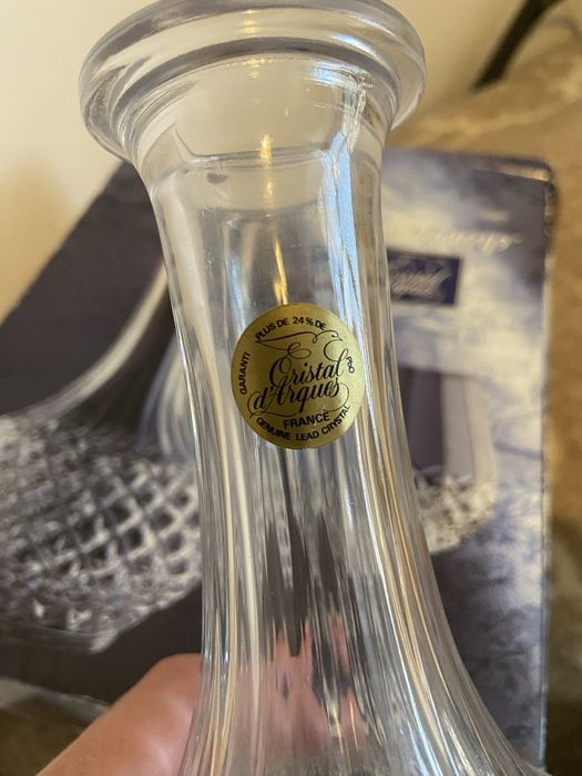 Copo e jarro de Cristal d’Arques Longchamp