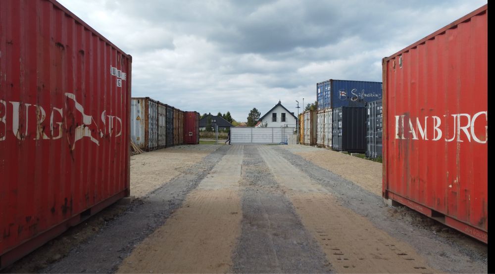 Magazyn / Garaż - kontener morski 33m2 / 14m2 do wynajecia Darłowo!