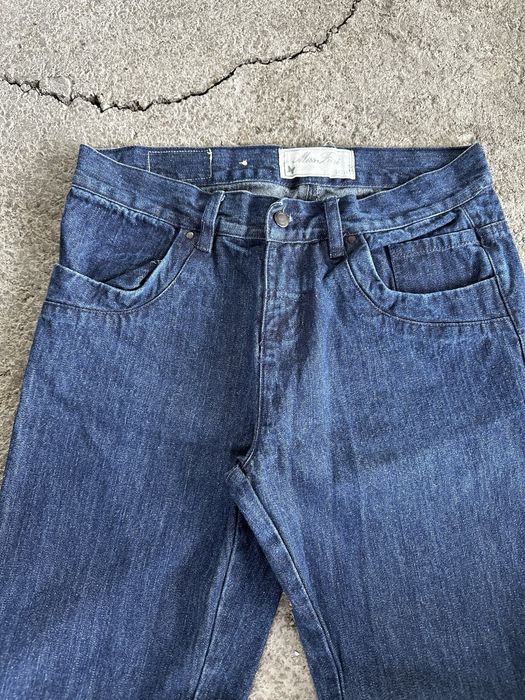 Fleared jeans, bootcut, raw denim