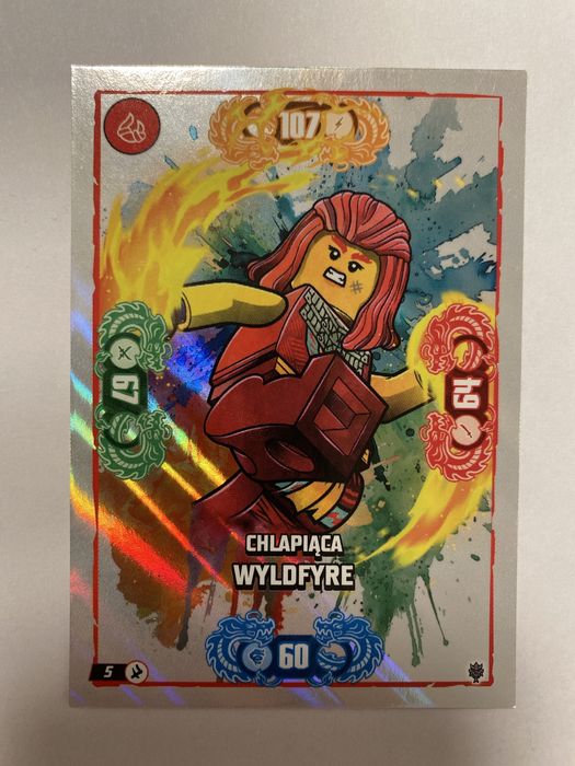 Ninjago - zestaw 4 kart Chlapiących