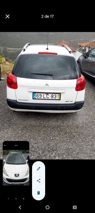 Carrinha Peugeot 207 1.4 gasolina de 2010