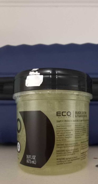 Gel para cabelo-Eco Style Black Castor & Flaxseed Oil Gel 473ml
