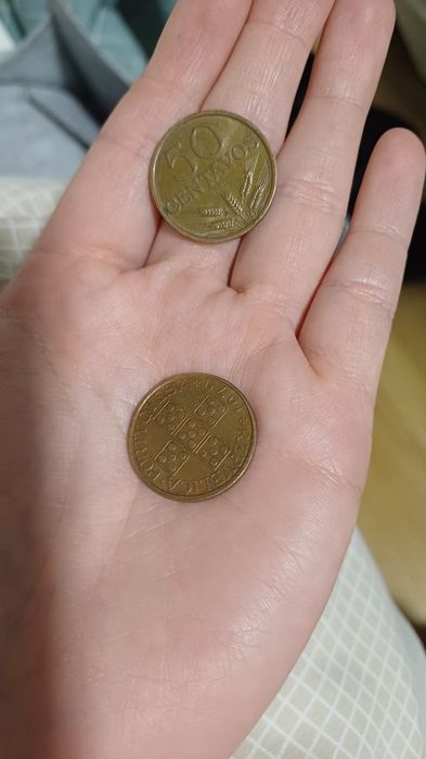 Moedas 50 centavos portugal