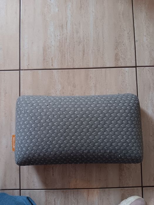Poduszka wellpur wymiary 25x40 cm rehabilitacyjna medyczna  lecznicza szara ortopedyczna
