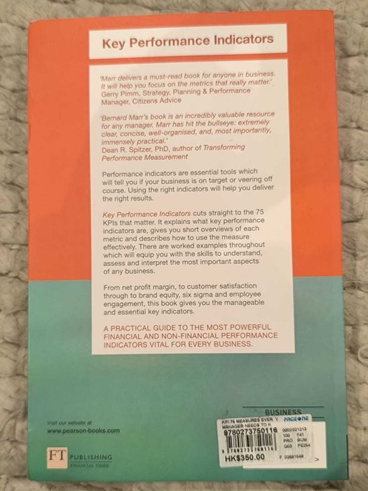 Key Performance Indicators (KPI): The 75 measures every manager know