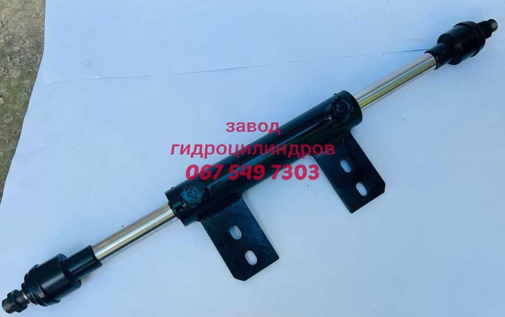 Гидроцилиндр двухсторонний МТЗ ЮМЗ Т-40 под насос дозатор 210-250мм.: 3 ...