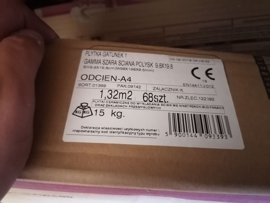 Plytki scienne szare paradyz