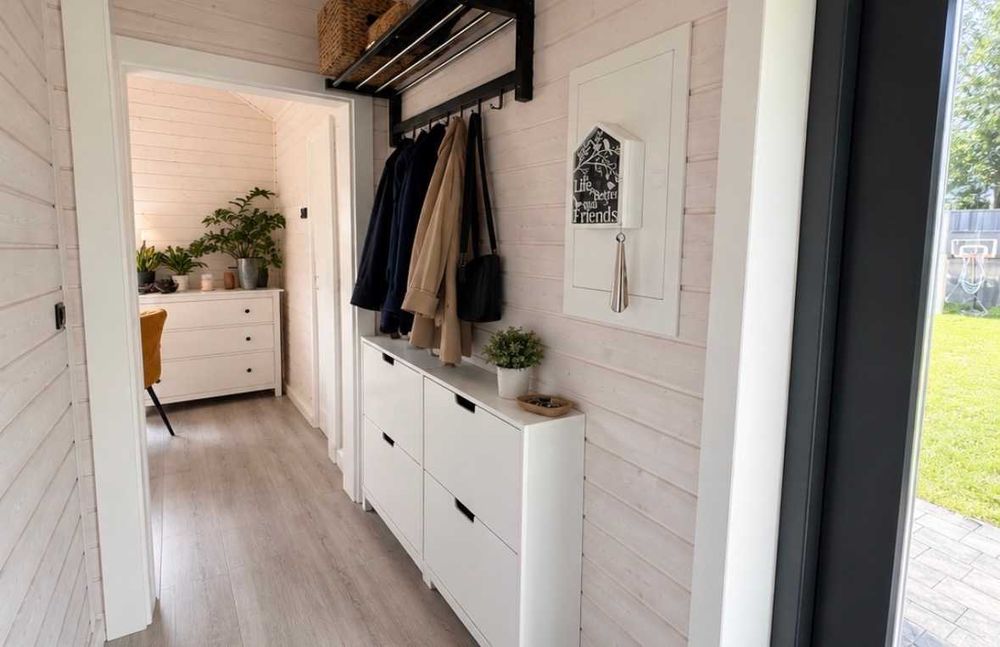 Domek mobilny 4x12 drewniany smart całoroczny