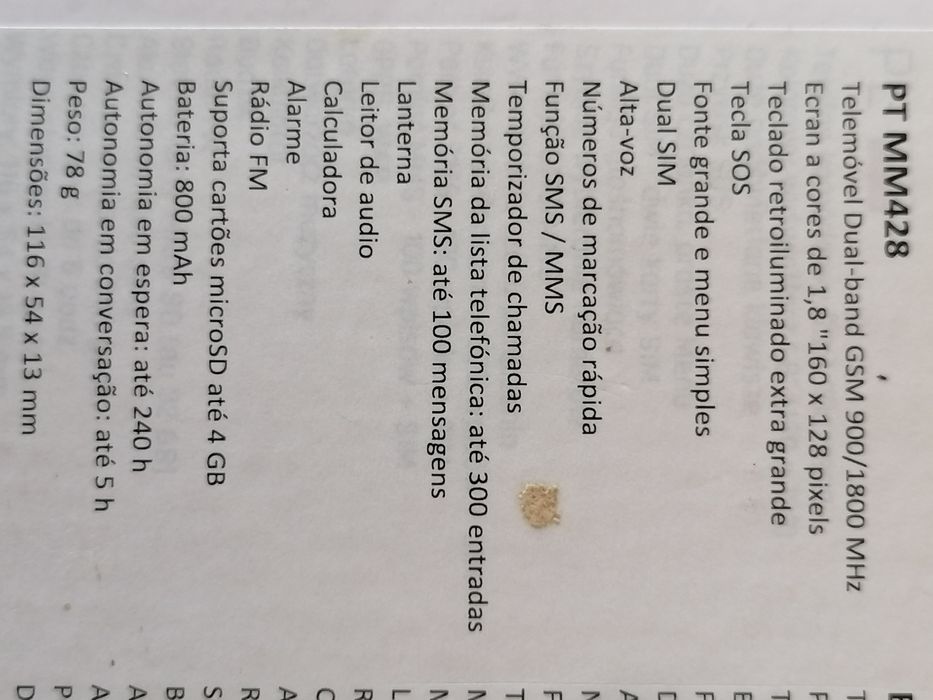 Telemóvel Sénior  Maxcom  como novo