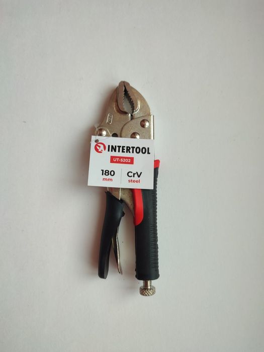 Кліщі затискні універсальні 180 мм 230 мм 255 мм  Cr- V  INTERTOOL