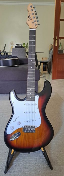 Linda Guitarra Eléctrica para principiantes ESQUERDINOS/CANHOTOS