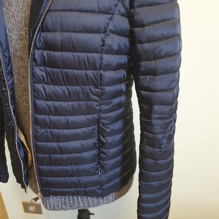 Kurtka puchowa, granatowa Massimo Dutti,  M