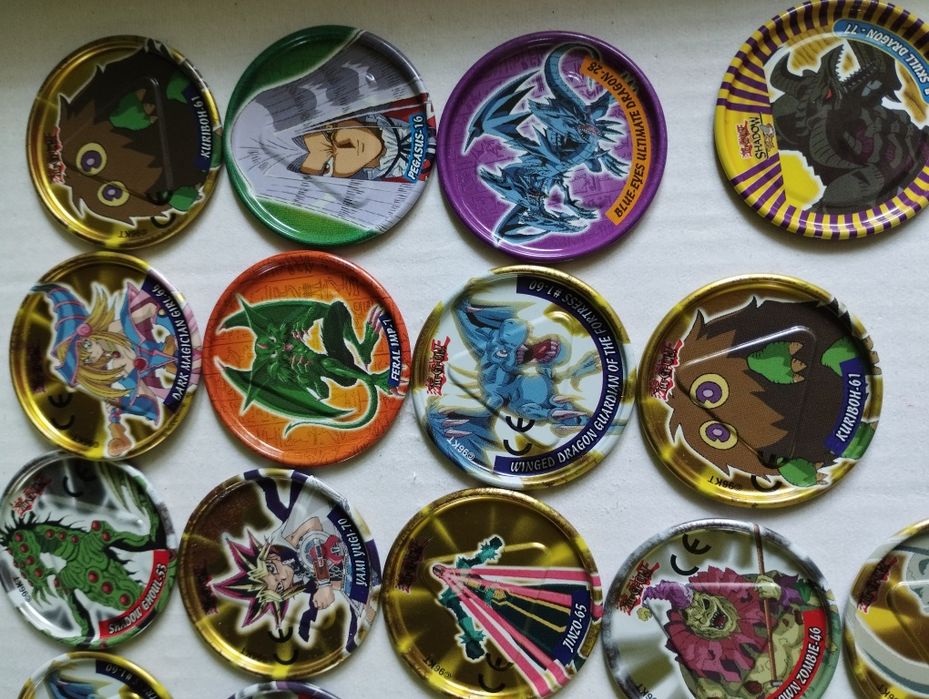 Żetony metal tazo z chipsów kolekcja Yu Gi Oh dla kolekcjonera