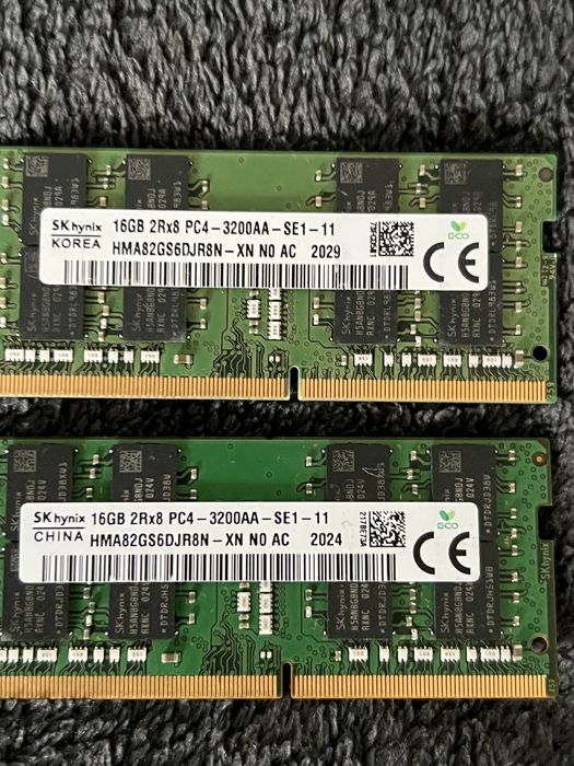 pamięć RAM SK hynix 32 GB (2x16 GB) DDR4 3200 MHz SO-DIMM