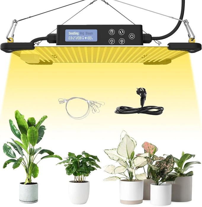 LED фітолампа 60W для розсади та рослин Повний спектр 256 LED / Нова