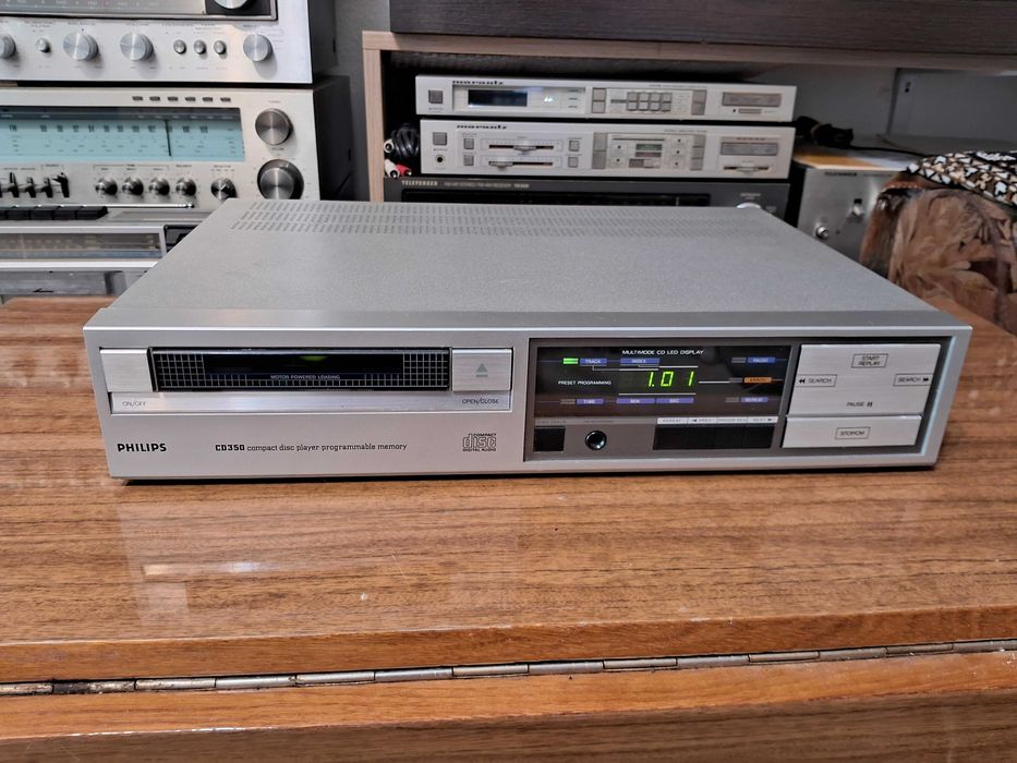 Philips CD 350 1985–1986  — класичний програвач компакт-дисків