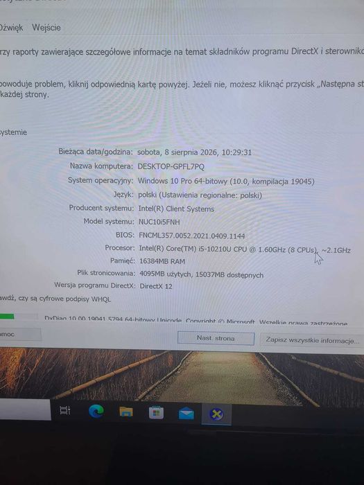 Mini komputer Intel Nuc
