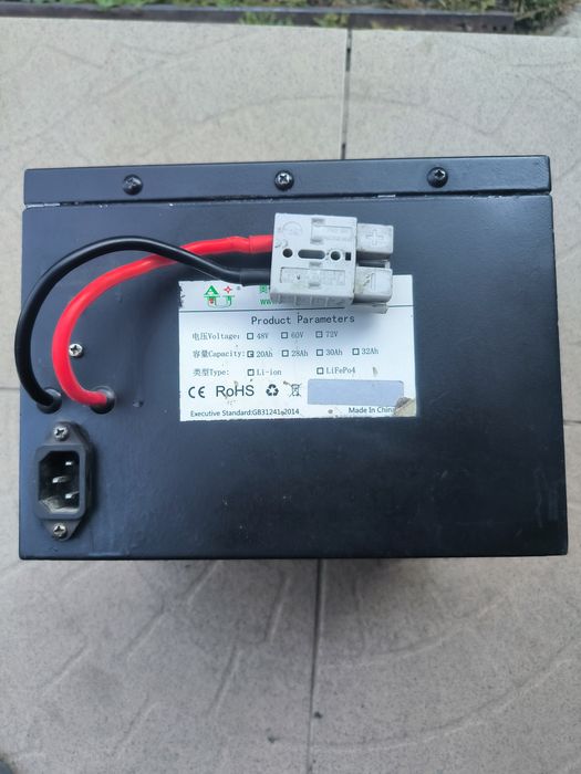 Аккумулятор 72 в , 20 Ам/ч