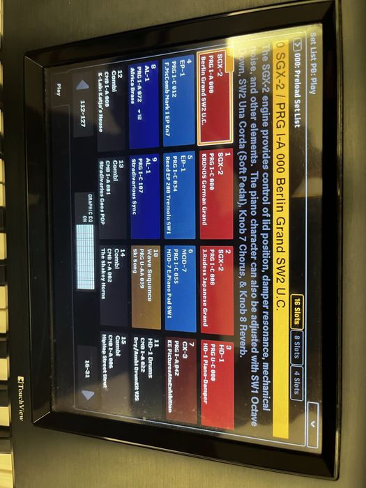 Teclado Korg Kronos 61 teclas