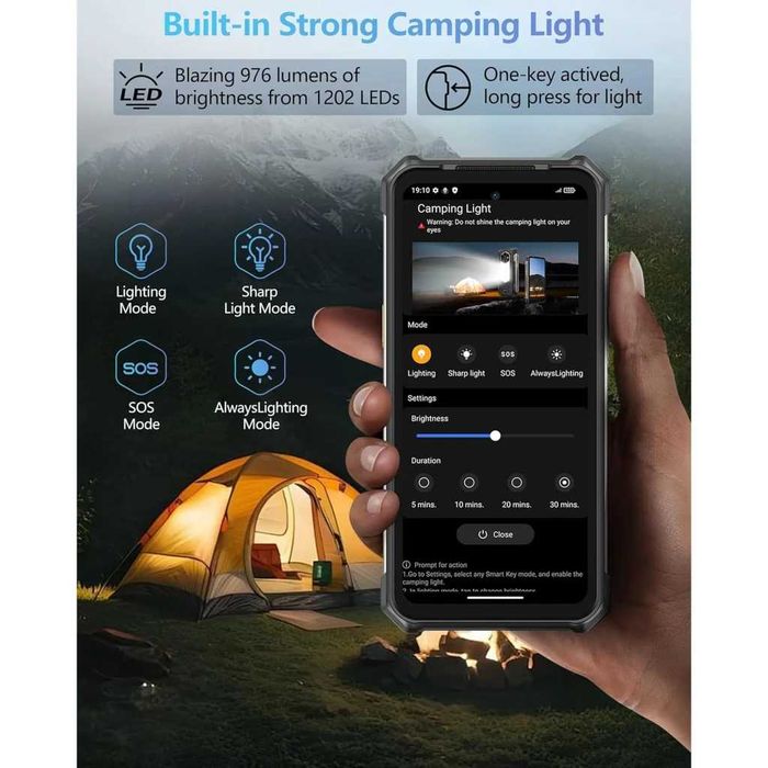 Ulefone RugKing 5 Pro 8GB/256GB IP69K 20000mAh 1.8GHz