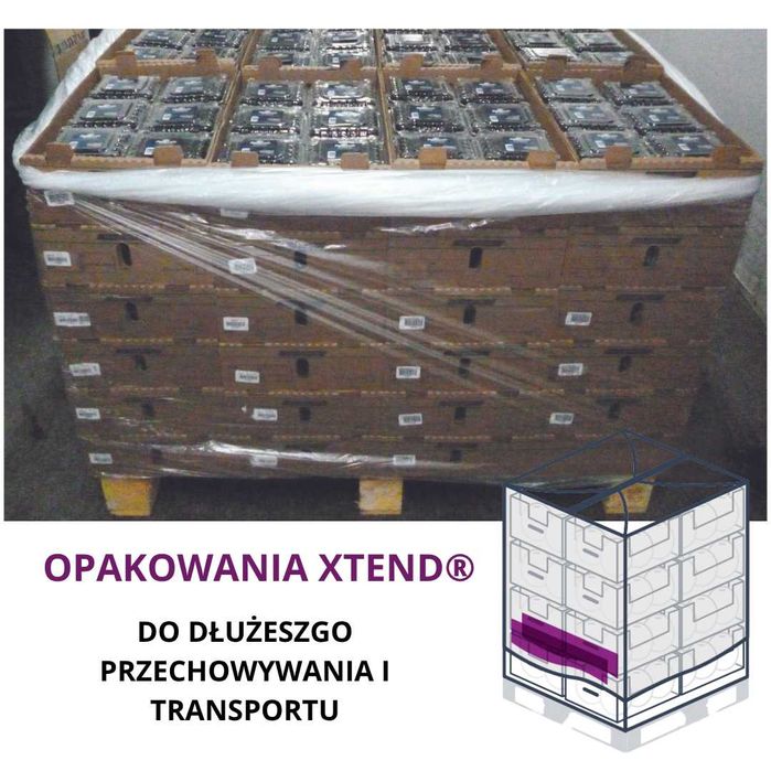 Xtend opakowania paletowe, chłodnia