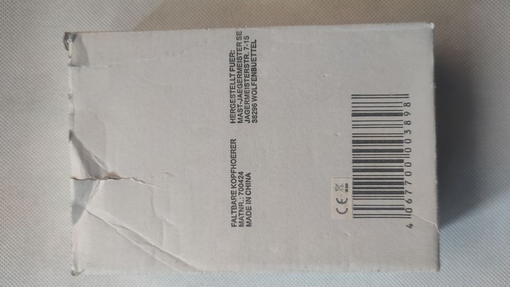 Słuchawki składane Jagermeister kabel mini jack