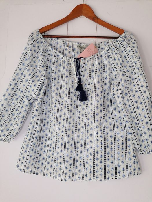 Bluzka M nowa Blue motion viral wiosna lato bawełna must have