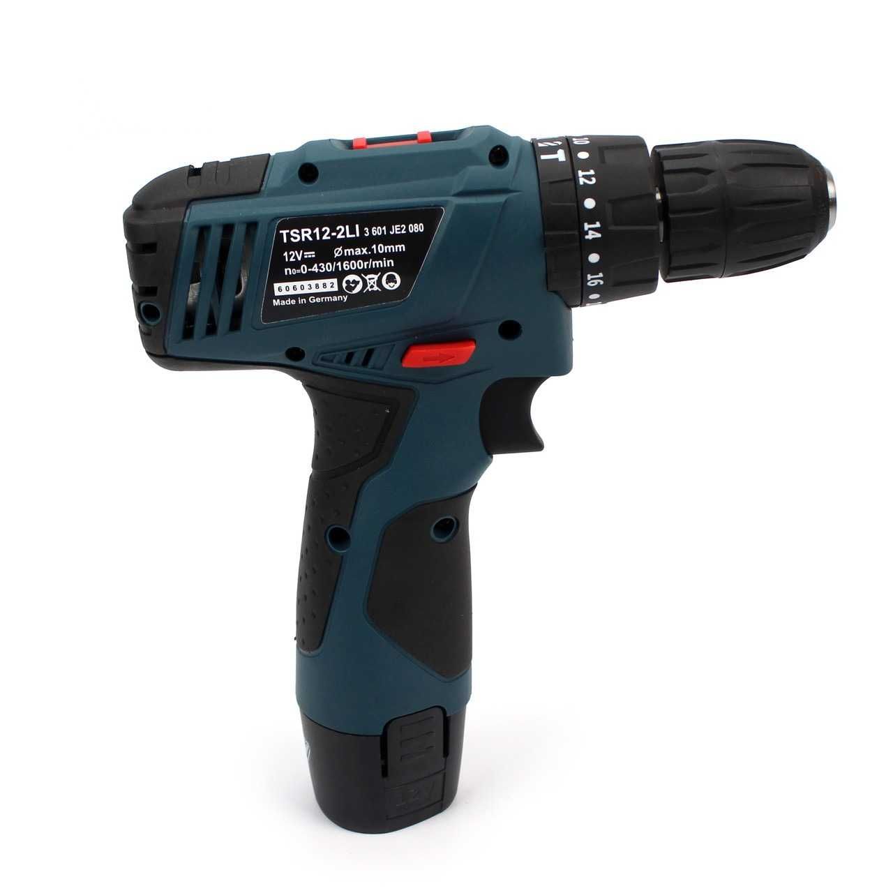 Ударний шуруповерт Bosch TSR12-2LI (12V 3Ah Li-Ion) з набором. Бош: 1 ...