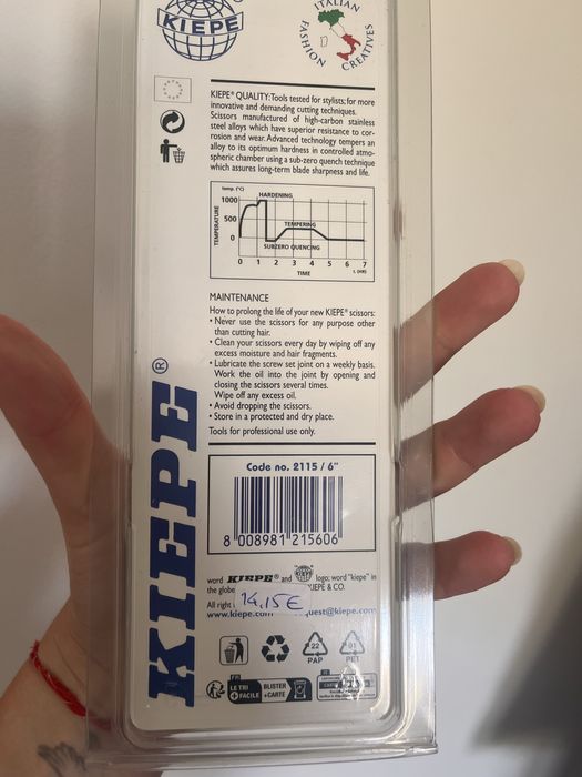 Tesoura de  cabeleireiro