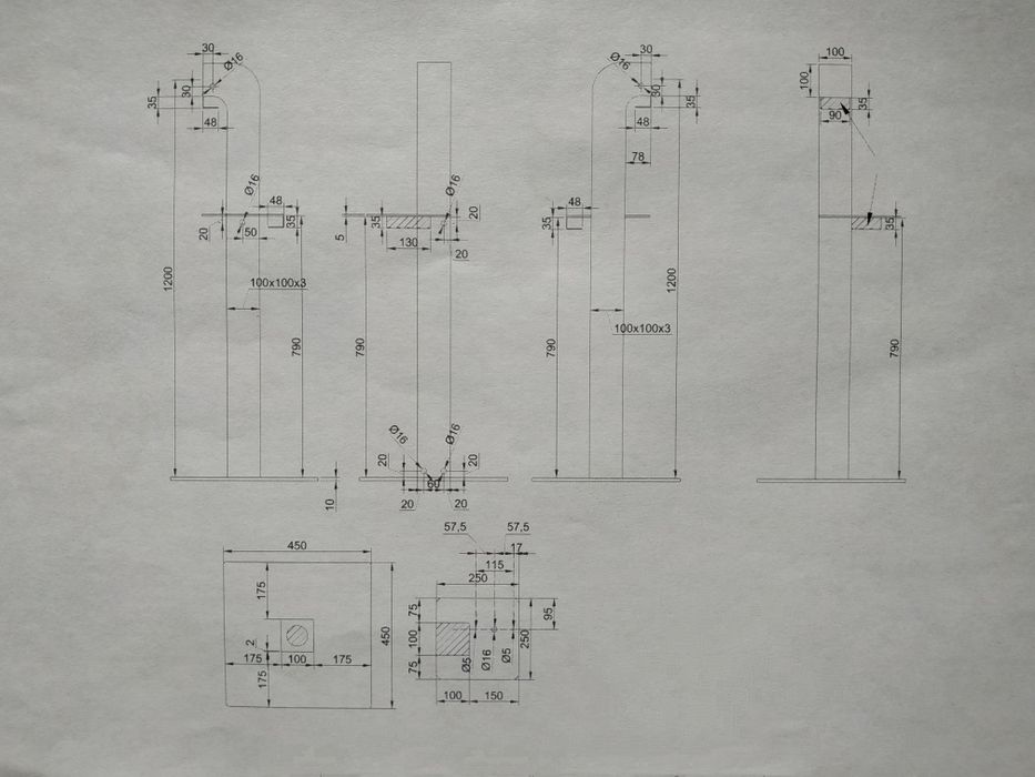 Підлогова стіійка для великого планшета