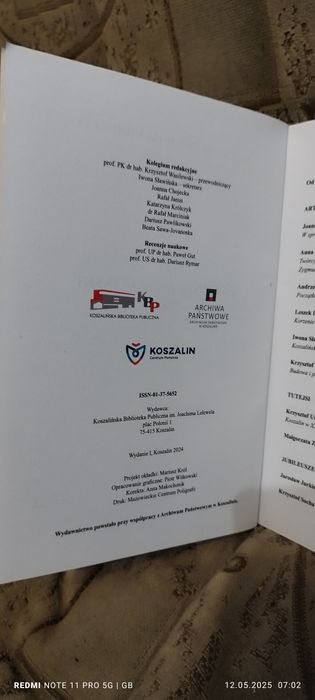 Sprzedam książkę rocznik koszaliński 2023