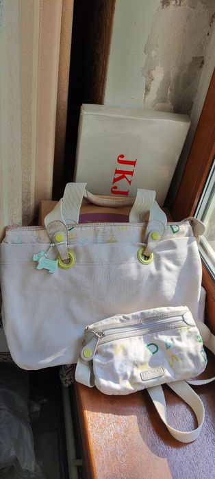 Фирменная сумка Radley оригинал комплект 2 в 1 текстиль, б/