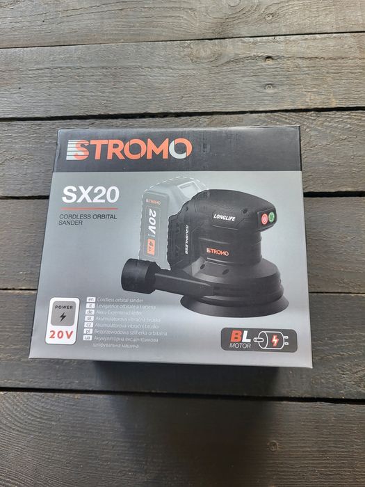 Акумуляторна ексцентрикова шліфмашина Stromo SX20 (без АКБ та ЗП)