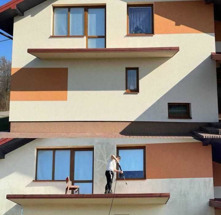 *Mycie i czyszczenie elewacji / kostki brukowej *Mycie dachów