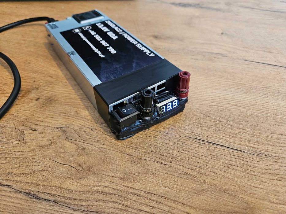 Zasilacz 13,8V 60/65A Woltomierz -  Radio KF Cb radio  - FV 24m GW