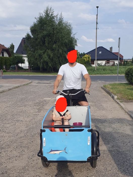 Rower riksza, zabudowa przeciwdeszczowa, 4 osobowy