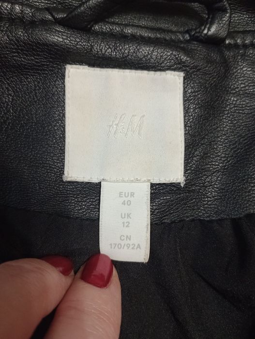 Kurtka ramoneska czarna L H&M 40