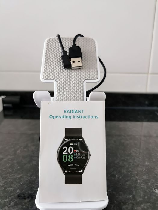 Smartwatch Radiant RAS21003 com Bracelete Rosa Brilhante
