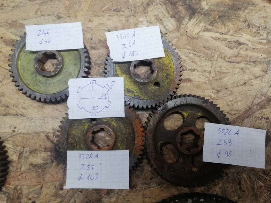 Koła zmianowe zębate tokarki frezarki