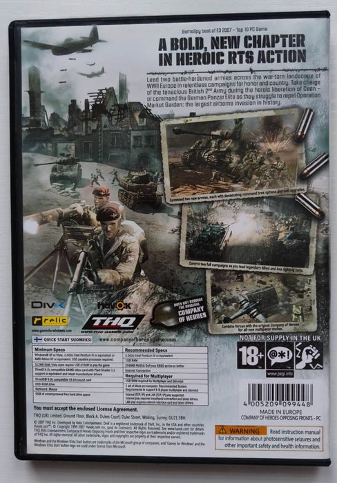 Gra Company of Heroes: Opposing Fronts PC