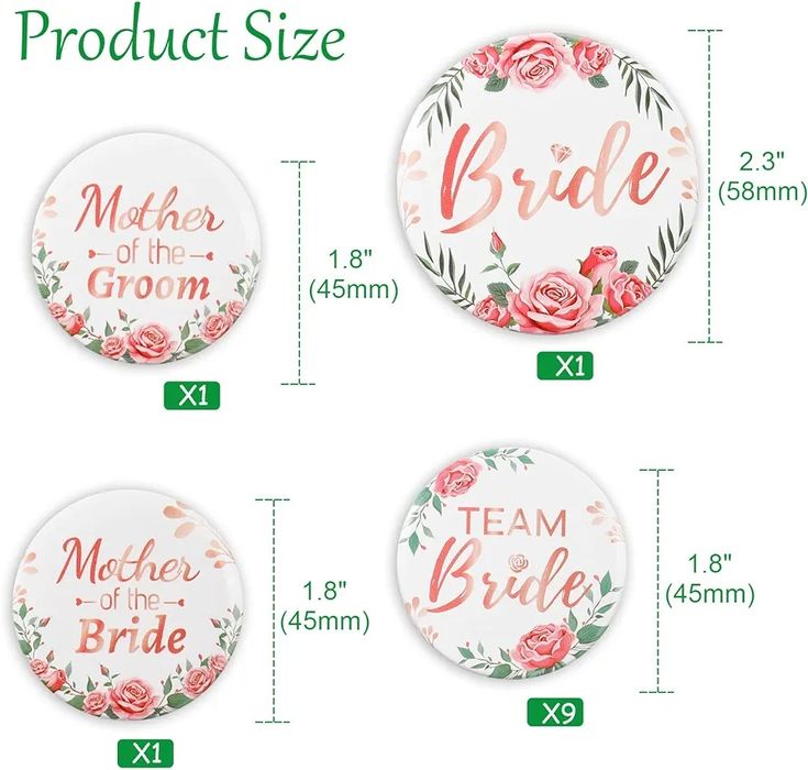 Despedida solteira pins Mother of the Bride/ Groom/ Bride / Team Bride
