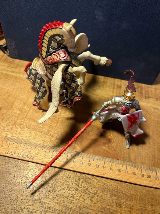 Фигурка Фэнтези Papo Принц и конь Рыцарь Всадник Латник