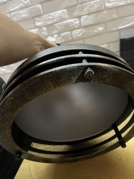 Lampa rustykalna metalowa