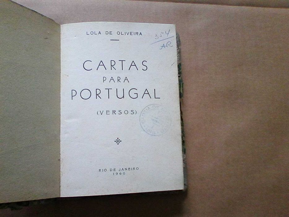 Cartas para Portugal: (versos)